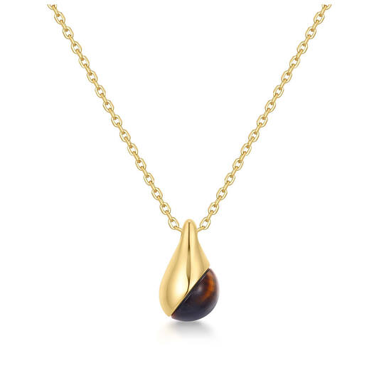  Lady Cozy - Zilver / 14kt GP - 60cm